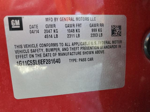 2014 CHEVROLET MALIBU 1LT - 1G11C5SL6EF281640