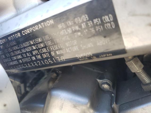 2003 SUZUKI SV650 JS1VP53A332105170