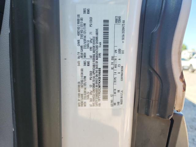 2019 FORD TRANSIT T-250 1FTYR2CM7KKB19688