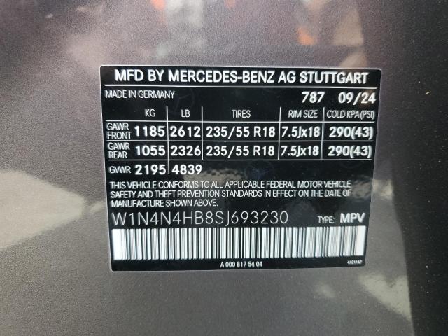 2025 MERCEDES-BENZ GLA 250 4MATIC W1N4N4HB8SJ693230