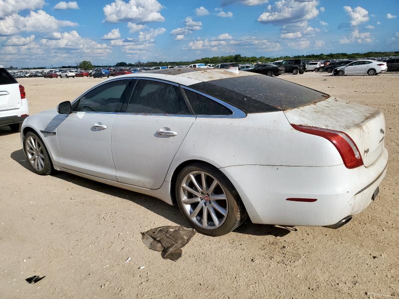 JAGUAR XJ 2014 white sedan 4d flexible fuel SAJWA1CZ2E8V59275 photo #3