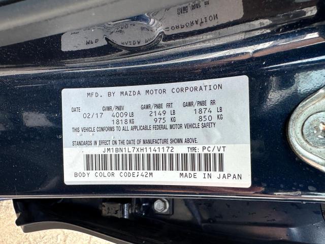 2017 MAZDA 3 TOURING - JM1BN1L7XH1141172