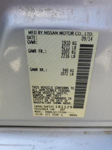 2015 NISSAN ALTIMA 2.5 1N4AL3AP1FC181129