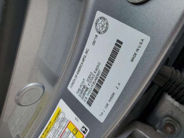 2018 HONDA ACCORD SPO 1HGCV1F35JA809657
