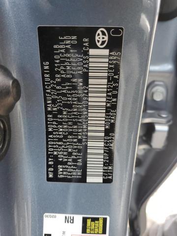 2022 TOYOTA COROLLA SE - 5YFS4MCE5NP109742