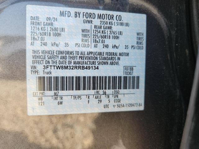 2024 FORD MAVERICK L - 3FTTW8M32RRB49134