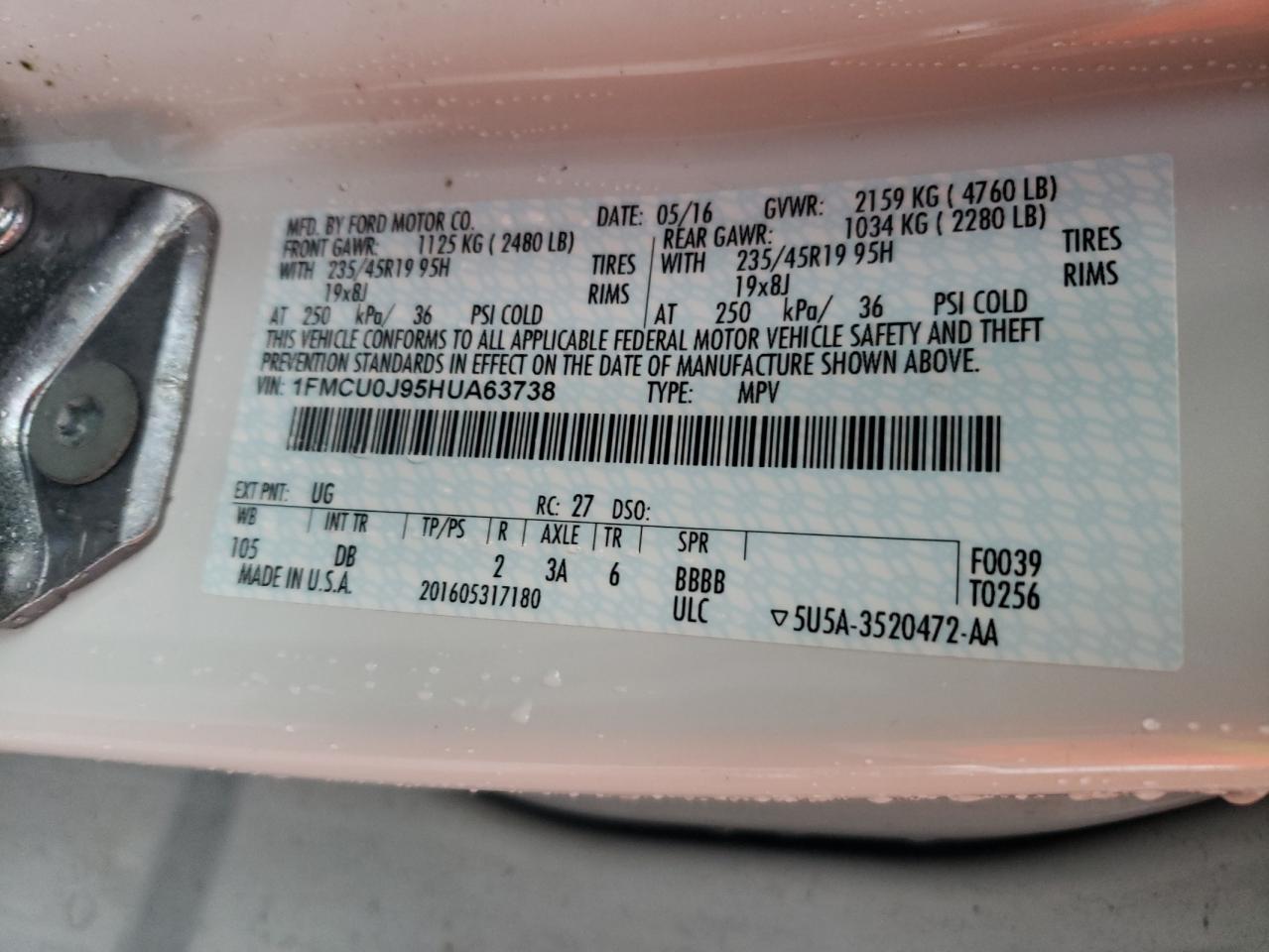 FORD ESCAPE TITANIUM