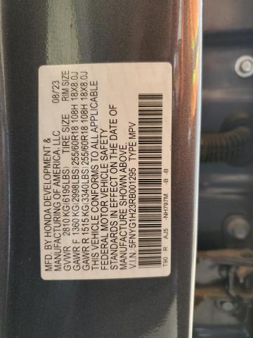 2024 HONDA PILOT LX 5FNYG1H23RB001295