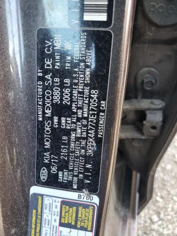 2018 KIA FORTE LX 3KPFK4A77JE170548