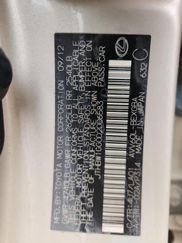 2013 LEXUS ES 300H - JTHBW1GG0D2006583