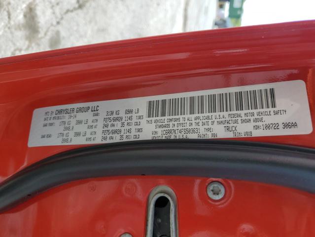 2015 RAM 1500 ST 1C6RR7KT4FS503631