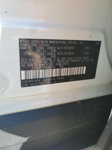 2021 TOYOTA RAV4 LIMIT - 4T3D6RFV4MU006800