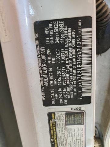 2017 HYUNDAI SANTA FE S 5XYZU3LB7HG421391
