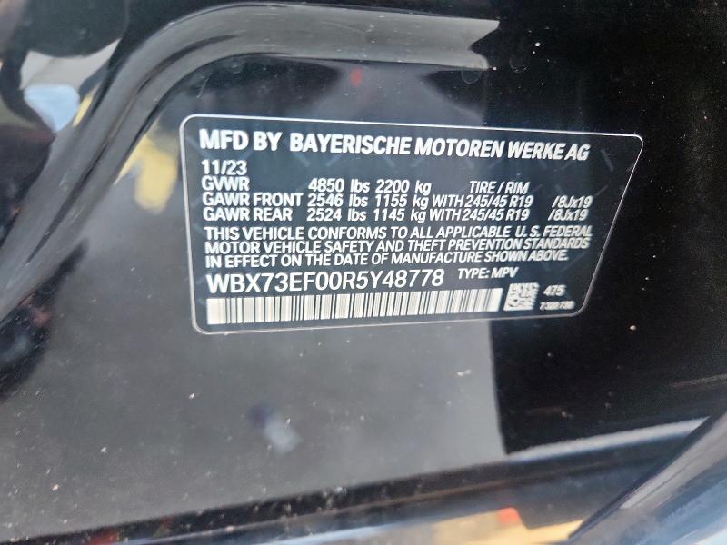 2024 BMW X1 XDRIVE28I WBX73EF00R5Y48778