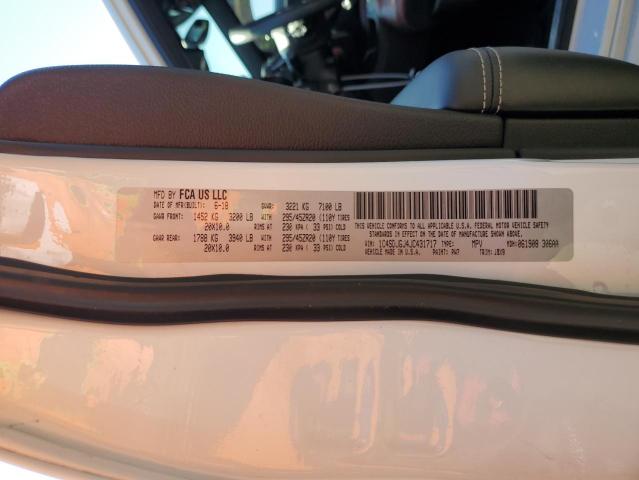 2018 DODGE DURANGO SR 1C4SDJGJ4JC431717