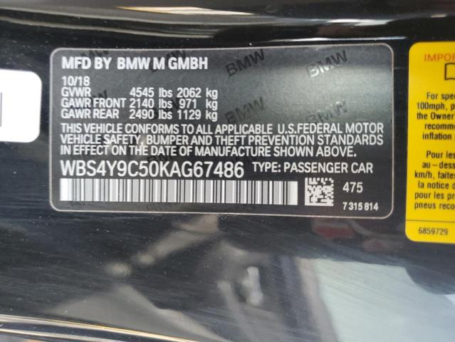 2019 BMW M4 - WBS4Y9C50KAG67486
