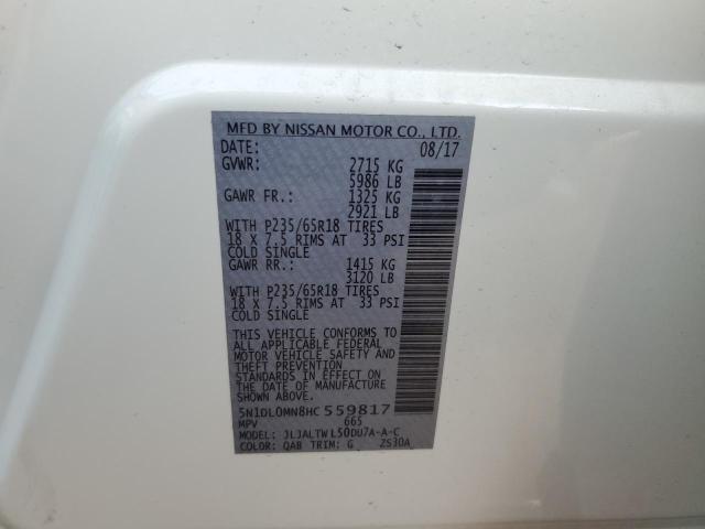 2017 INFINITI QX60 5N1DL0MN8HC559817
