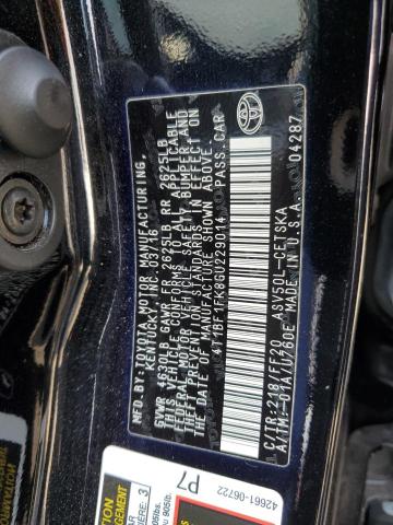 2016 TOYOTA CAMRY LE 4T1BF1FK8GU229014