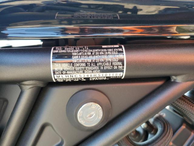 2024 HONDA CMX300 A MLHNC5348R5101194