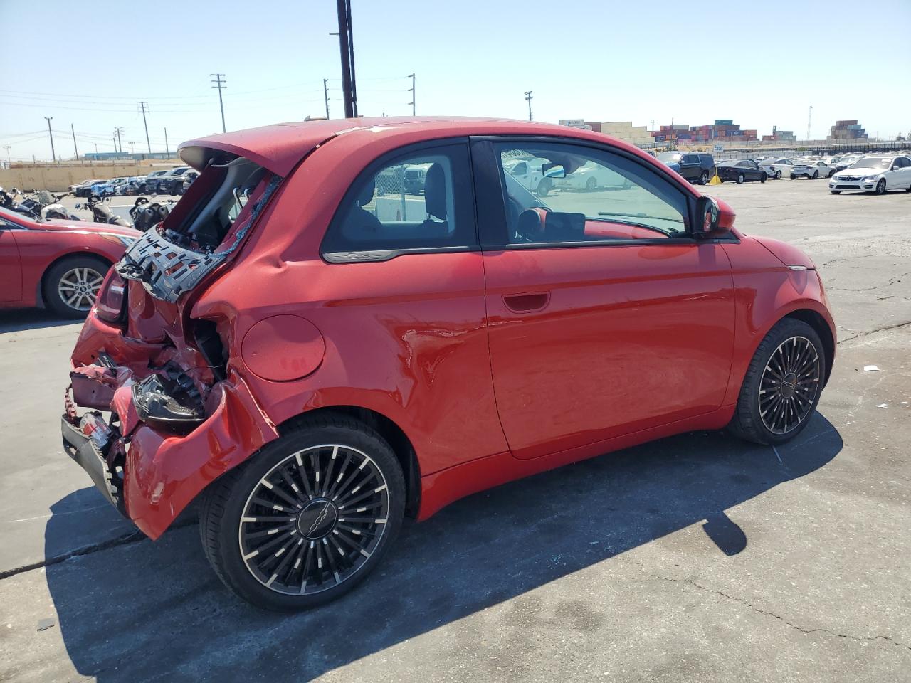 FIAT 500E E RED
