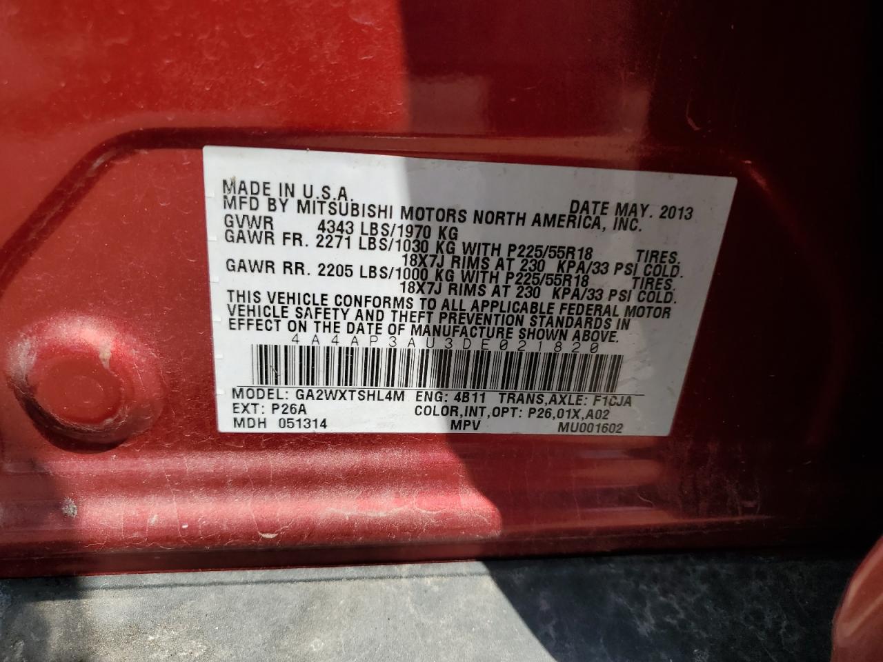 MITSUBISHI OUTLANDER ES