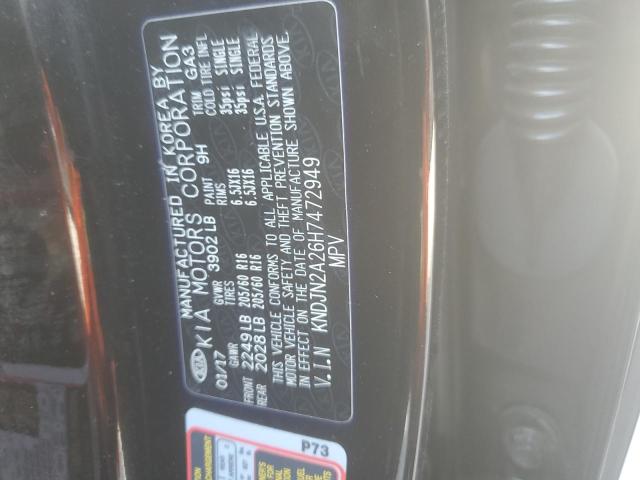 2017 KIA SOUL - KNDJN2A26H7472949