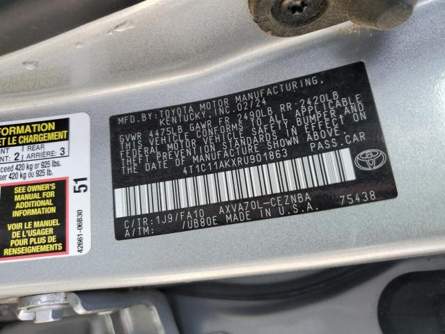 2024 TOYOTA CAMRY LE - 4T1C11AKXRU901863