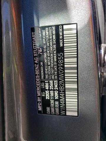 2021 MERCEDES-BENZ GLB 250 4M W1N4M4HB2MW099855