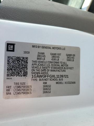 2020 CHEVROLET EXPRESS G2 #3302847922