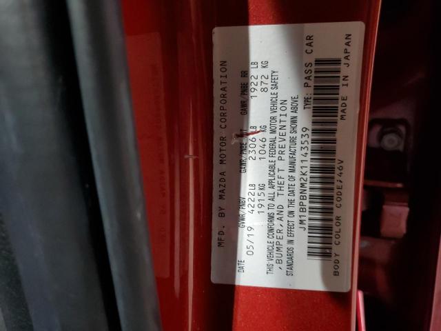 2019 MAZDA 3 PREMIUM - JM1BPBNM2K1143539