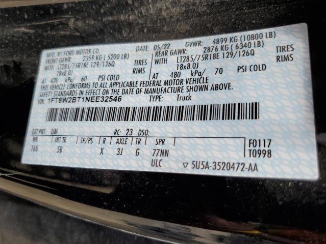 2022 FORD F250 SUPER 1FT8W2BT1NEE32546