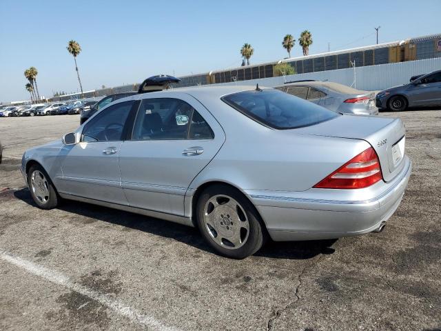 MERCEDES-BENZ S 600 2002 silver sedan 4d gas WDBNG78J32A262646 photo #3