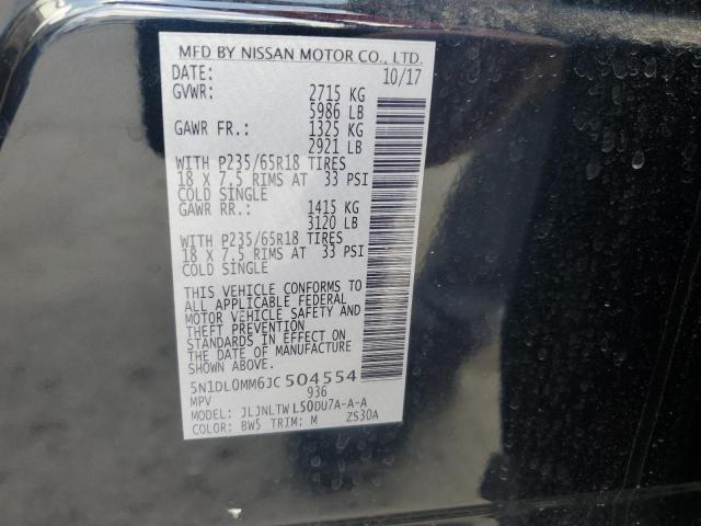 2018 INFINITI QX60 5N1DL0MM6JC504554