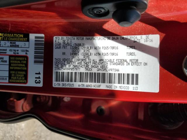 2017 TOYOTA TACOMA DOU - 3TMCZ5AN9HM057977