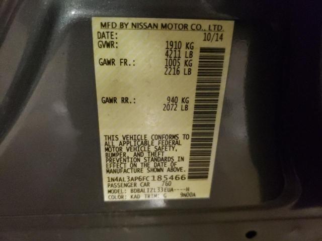 2015 NISSAN ALTIMA 2.5 - 1N4AL3AP6FC185466