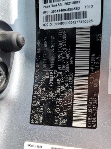 2020 TOYOTA SIENNA L 5TDZZ3DC9LS033826