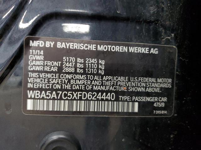 2015 BMW 528 XI WBA5A7C5XFD624440