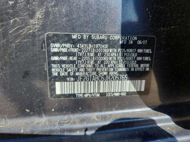 2018 SUBARU CROSSTREK JF2GTABC6JH205765