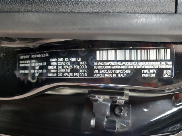 2016 JEEP RENEGADE L ZACCJBDT1GPC75469
