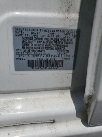 2015 NISSAN SENTRA S - 3N1AB7AP8FL654259