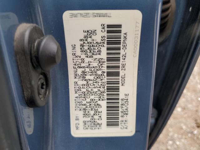 2012 TOYOTA COROLLA BA - 5YFBU4EE7CP017767