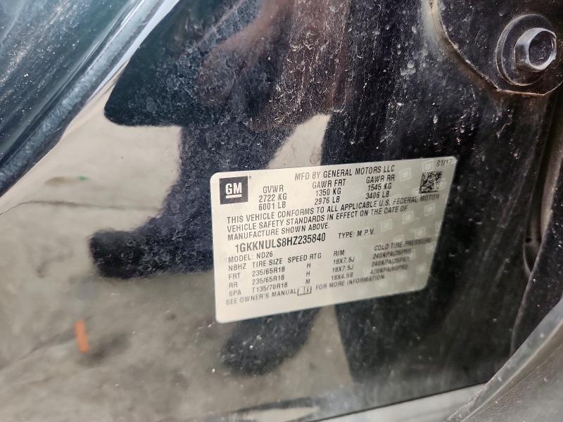 2017 GMC ACADIA SLT-1 - 1GKKNULS8HZ235840