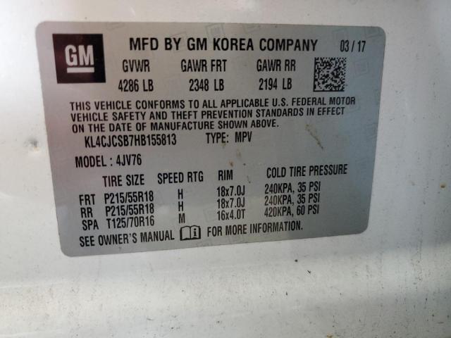 2017 BUICK ENCORE ESS KL4CJCSB7HB155813