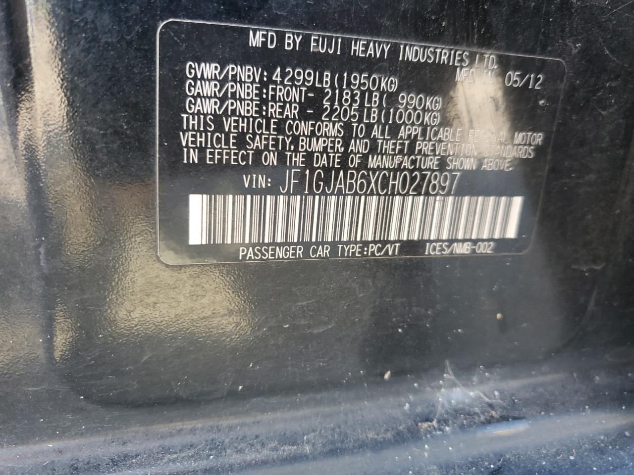 SUBARU IMPREZA PREMIUM