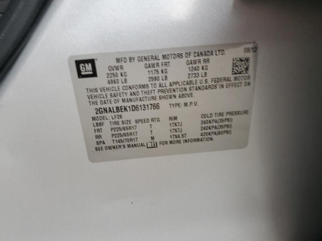 2013 CHEVROLET EQUINOX LS - 2GNALBEK1D6131766