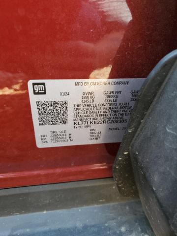 2024 CHEVROLET TRAX ACTIV KL77LKE22RC208305