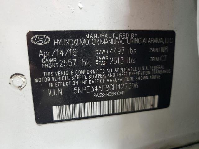 2016 HYUNDAI SONATA SPO 5NPE34AF8GH427396