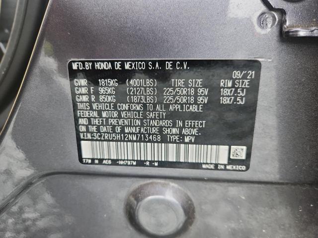 2022 HONDA HR-V SPORT - 3CZRU5H12NM713468