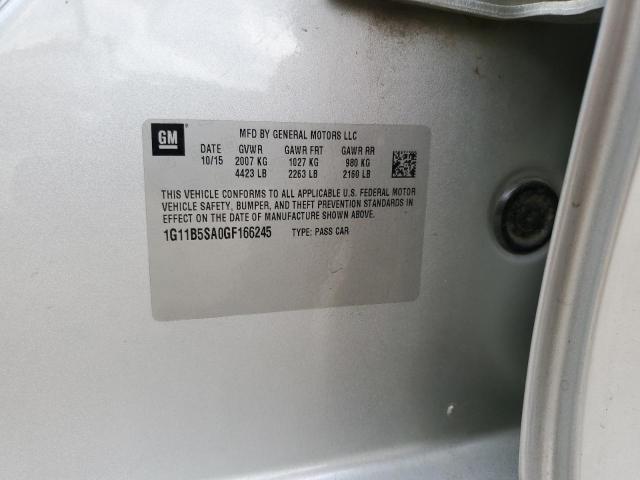 2016 CHEVROLET MALIBU LIM - 1G11B5SA0GF166245