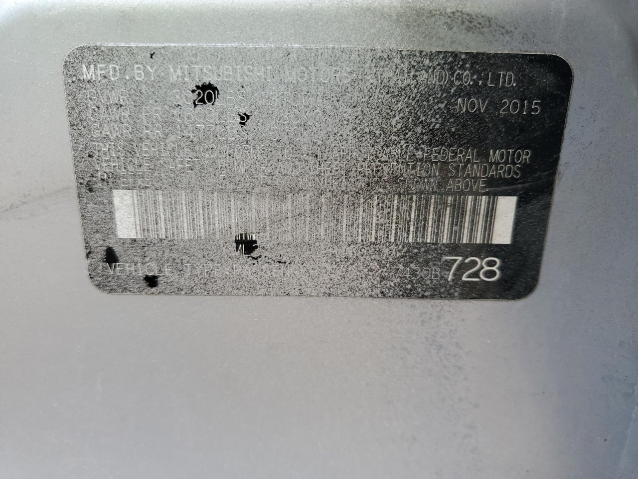 MITSUBISHI MIRAGE ES